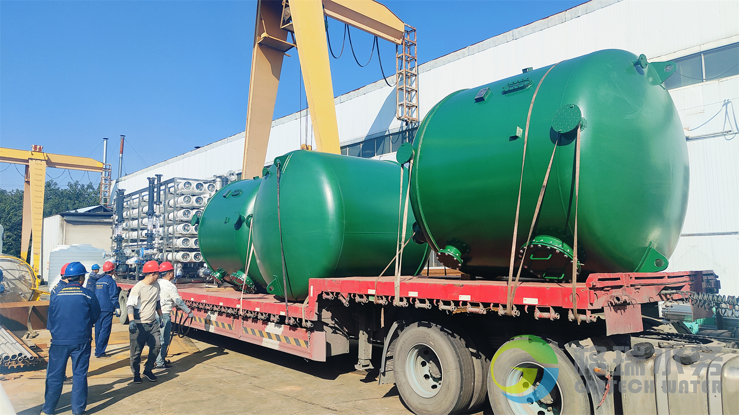 助力煤礦集團240m3/h礦井水處理系統設備發貨